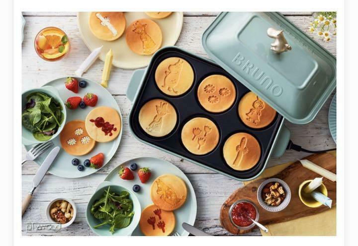 Bruno Compact Hot Plate BOE059-BGR (Moomin) 5 plates set Japan Domestic New - Fresh Stock Dated February 2026