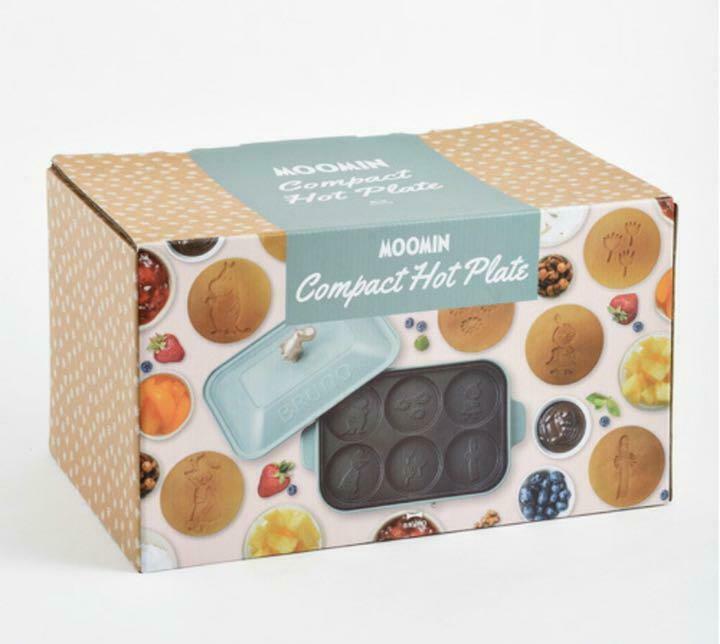 Bruno Compact Hot Plate BOE059-BGR (Moomin) 5 plates set Japan Domestic New - Fresh Stock Dated February 2026