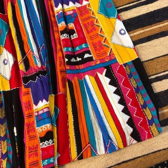 Vintage Geometric Midi Skirt NWT Pleated Bright Fitting Image Plus Size 22 - Fresh Stock Dated March 2026