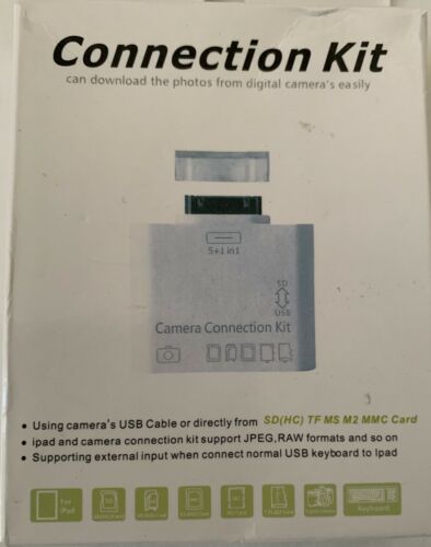 Camera Connection Kit 5+1 In 1 Memory Card Reader For iPad & Camera Kit - Fresh Stock Dated February 2026