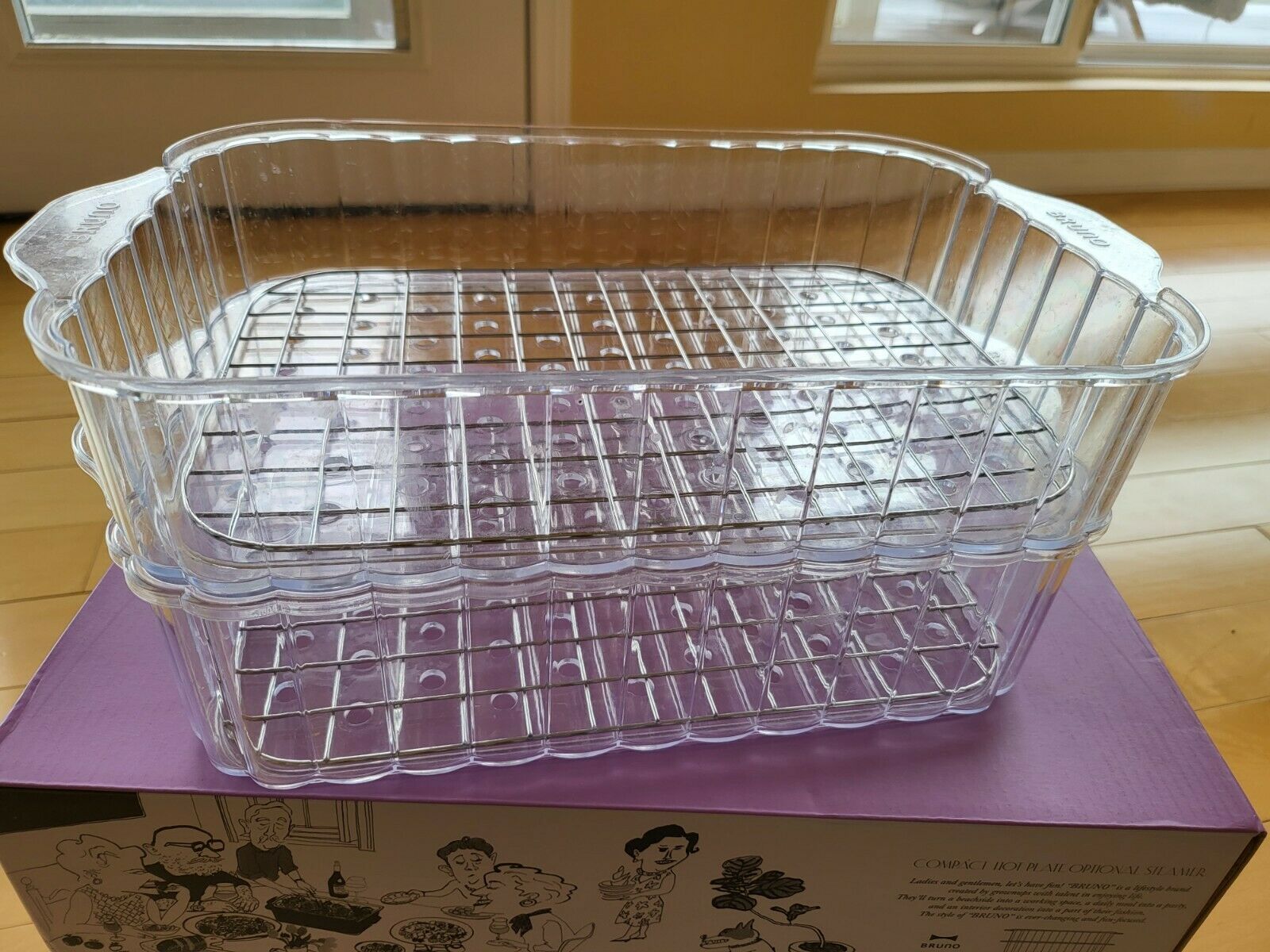 Bruno Compact Hot Plate Optional Steamer - Fresh Stock Dated February 2026