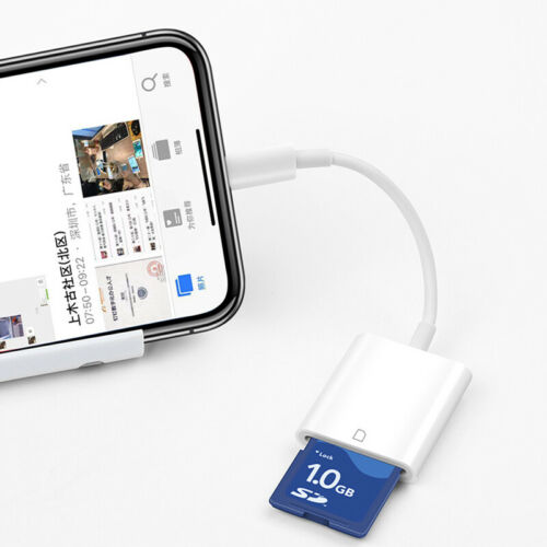 For iPad iPod Iphone IOS Reader Read SD Memory Card Adapter For Camera Card US - Fresh Stock Dated December 2025