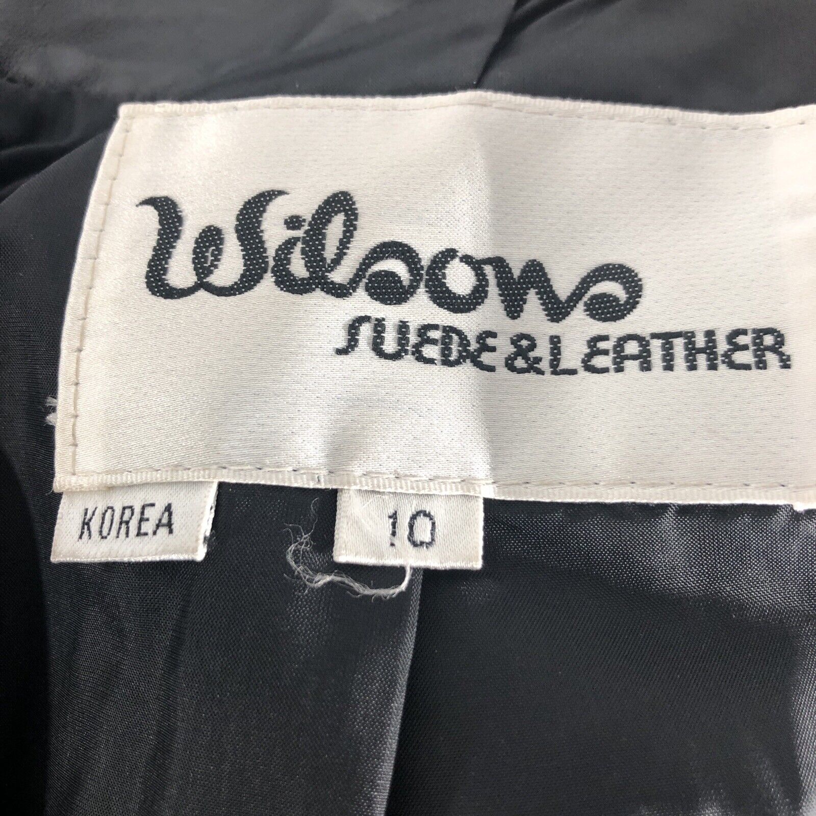 Women's Size 10 Black Leather Wilson Long Pocket Pencil Skirt - Fresh Stock Dated March 2026