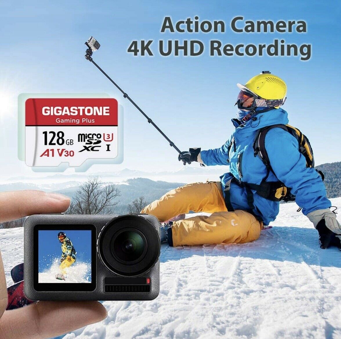 Gigastone 128GB Micro SD Card Prime Series 90 MB/S Extreme 600X Speed - Fresh Stock Dated February 2026