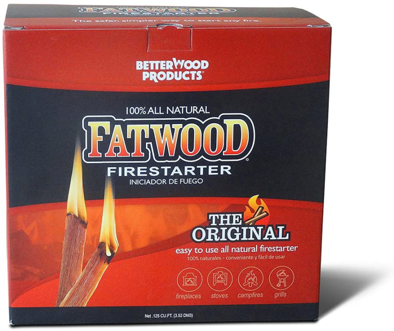 Better Wood Products Fatwood Firestarter Box, 5-Pounds - Fresh Stock Dated December 2025