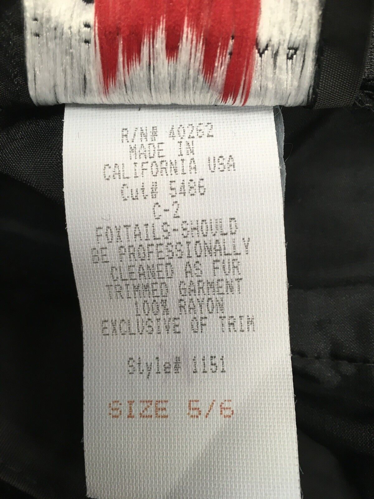 Vintage Black Velvet Pencil Skirt Climax Karen Okada for David Howard Sz 5/6 - Fresh Stock Dated March 2026