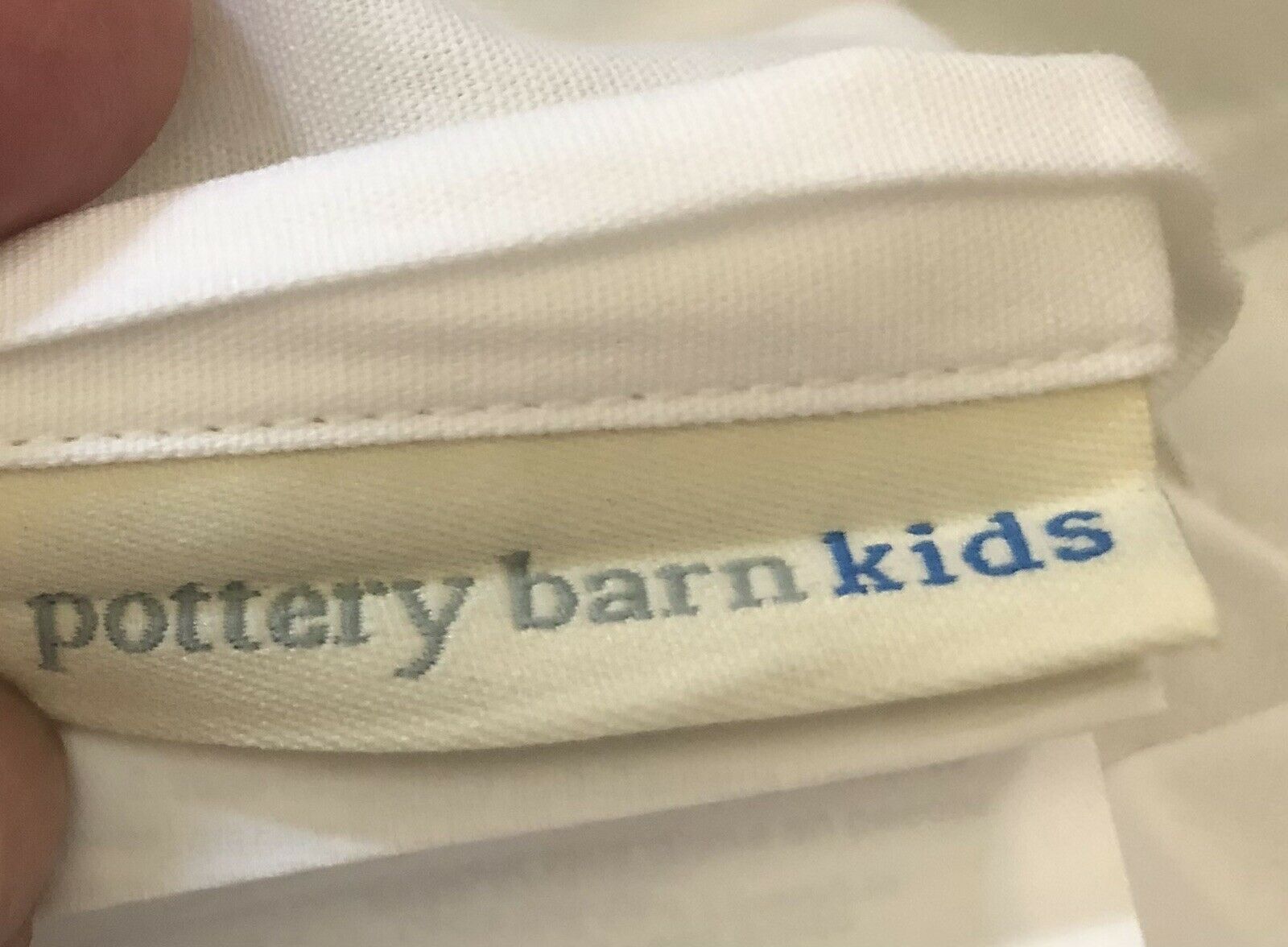 New Pottery Barn Kids Alligator Embroidered Pillow Cover “Jacob” Sample - Fresh Stock Dated February 2026