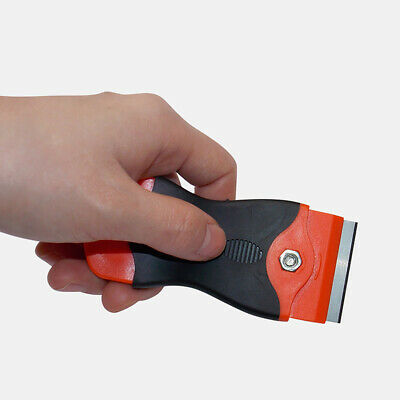 100pcs Plastic Razor Blades +2pc Razor Scraper Double Edged Sticker Removal Tool - Fresh Stock Dated December 2025