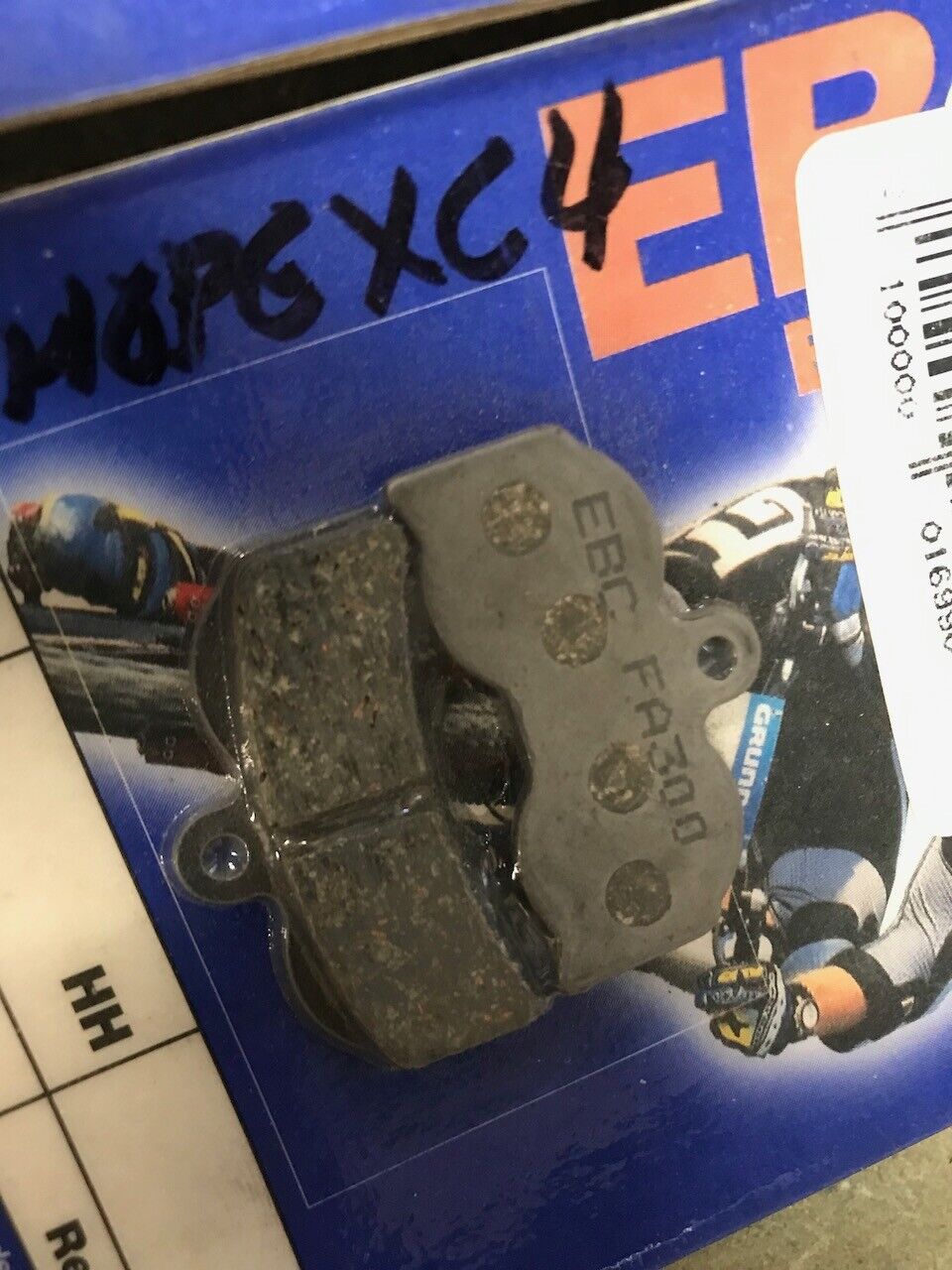 EBC Hope XC4 Brake Pads, 3 pairs, Green Compound - Fresh Stock Dated February 2026