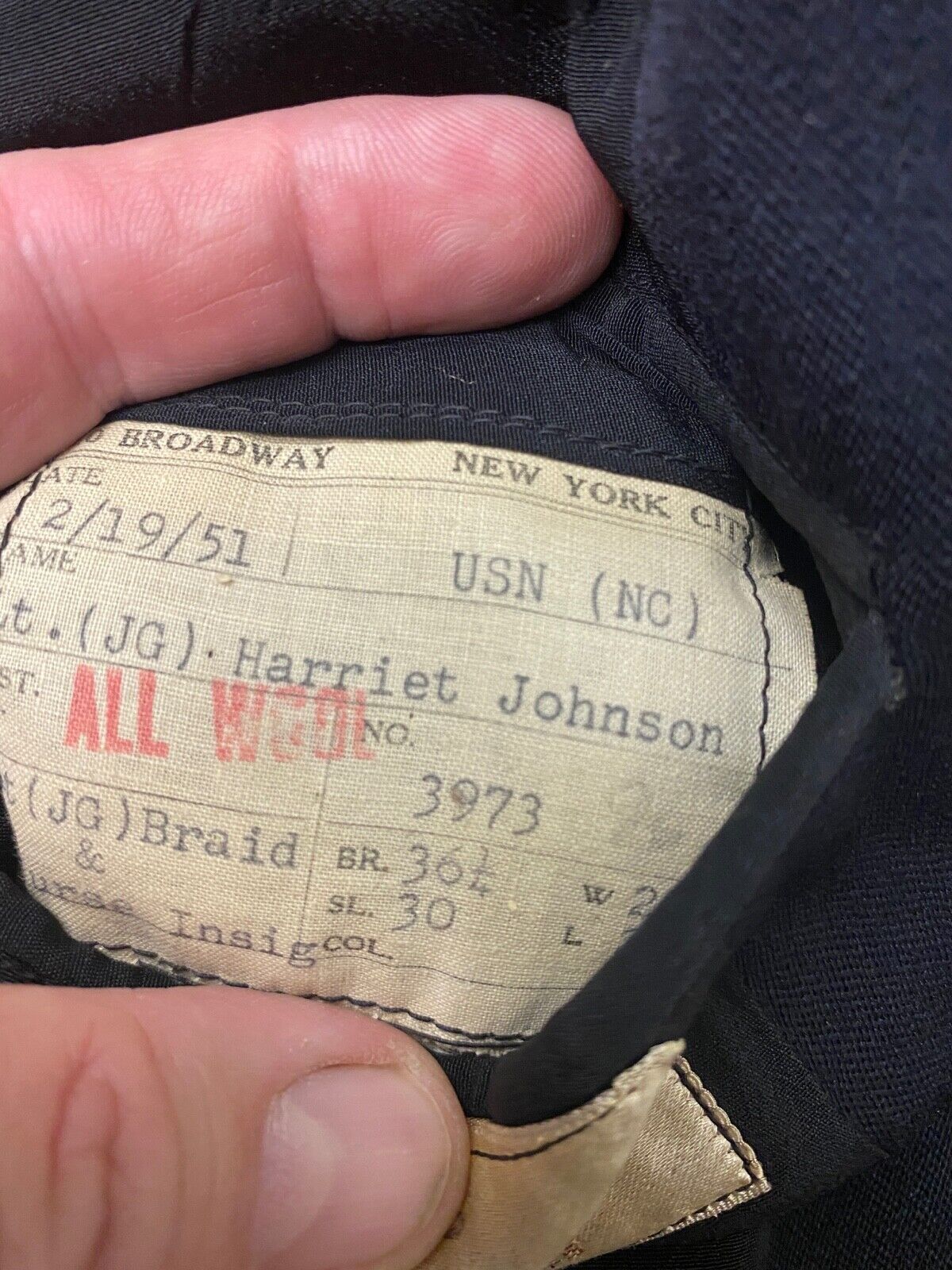 Vintage US Navy Nurse Jacket & Skirt - Fresh Stock Dated March 2026