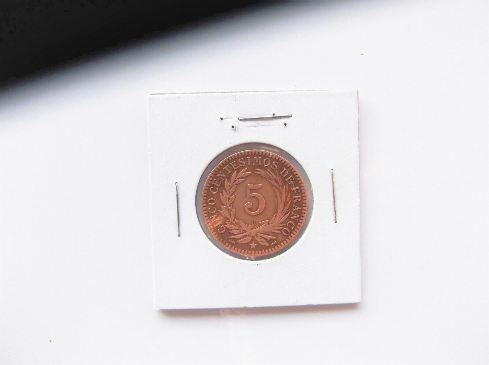 SCARSE Dominican Republic 5 Centesimos 1891-A  LOW MINTAGE JUST 400,000 .KM #8 - Fresh Stock Dated February 2026