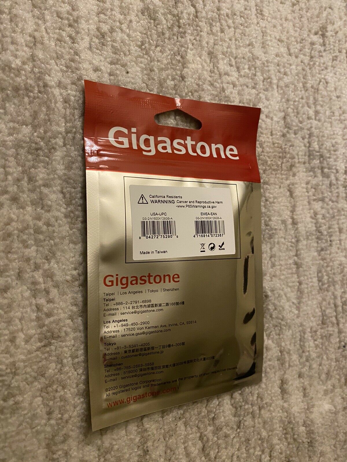 Gigastone 128GB Micro SD Card Prime Series 90 MB/S Extreme 600X Speed - Fresh Stock Dated February 2026