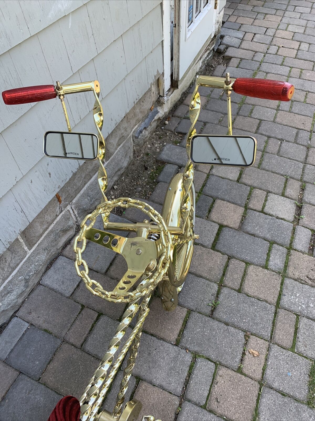 Lowrider gold twisted frame used nice shape - Fresh Stock Dated February 2026