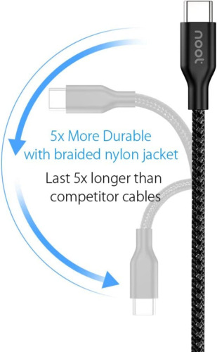 noot products-Charger Cable for Google Pixel 6/6 Pro/5a/5/4a Black - Fresh Stock Dated February 2026