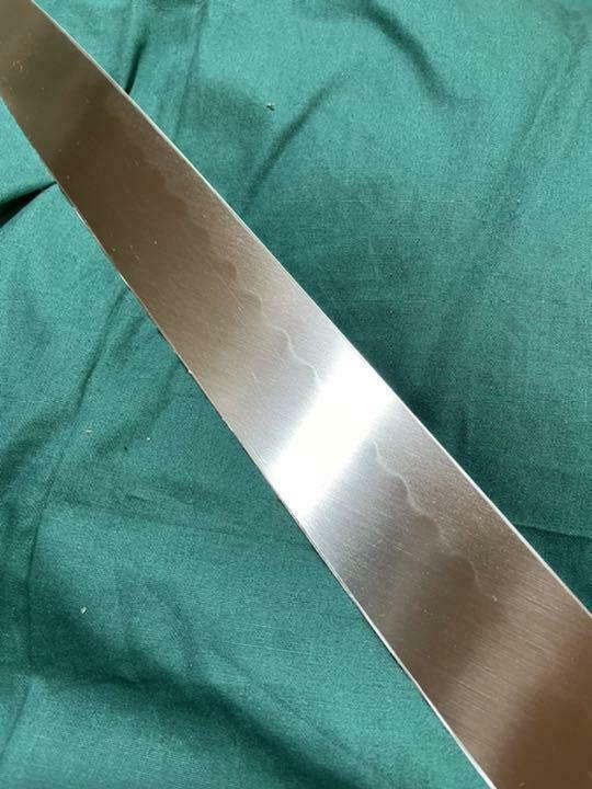 Honyaki Yanagi blade shaku, 30 cm sword sword sword sword ebony pattern - Fresh Stock Dated December 2025