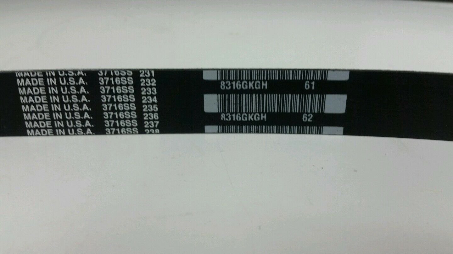 Serpentine Belt for Mercury Marine # 8M0097728 - Fresh Stock Dated February 2026