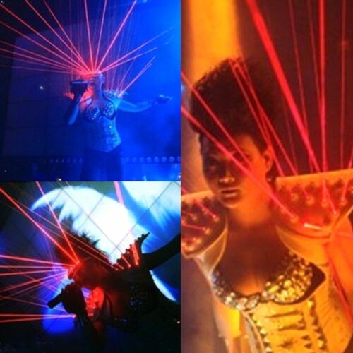 3-IN-1Performance Party Nightclub Show DJ POWER LASTER Shoulder Glove Glasses - Fresh Stock Dated December 2025