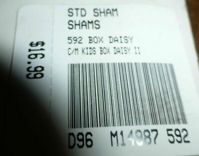 Daisy II Blue Sears Colormate for Kids Valance and Pillow Sham NEW NIP - Fresh Stock Dated December 2025