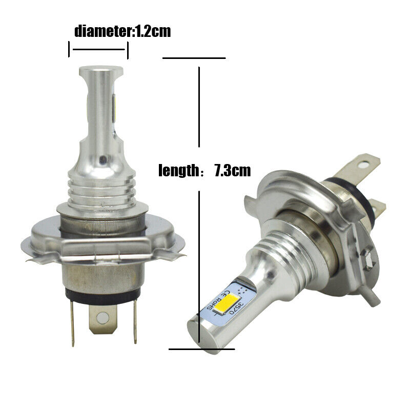 For Honda GL1500 Goldwing 1988-1997 LED Headlight Bulbs Replace 34901-MN5-003 US - Fresh Stock Dated February 2026