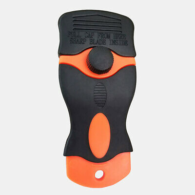 100pcs Plastic Razor Blades +2pc Razor Scraper Double Edged Sticker Removal Tool - Fresh Stock Dated December 2025