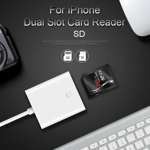 For iPad iPod Iphone IOS Reader Read SD Memory Card Adapter For Camera Card US - Fresh Stock Dated December 2025