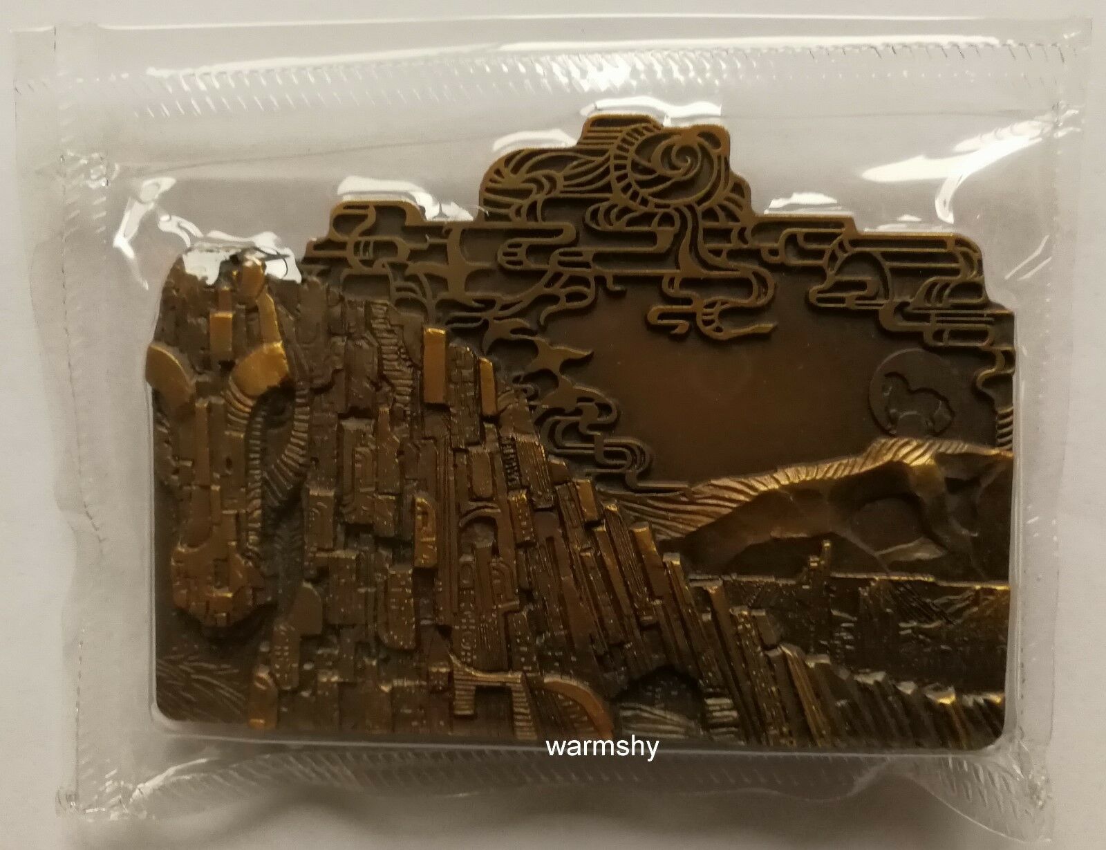 China Shanghai Mint 2014 Lunar Horse Zodiac Special-shaped Brass Medal COA - Fresh Stock Dated February 2026