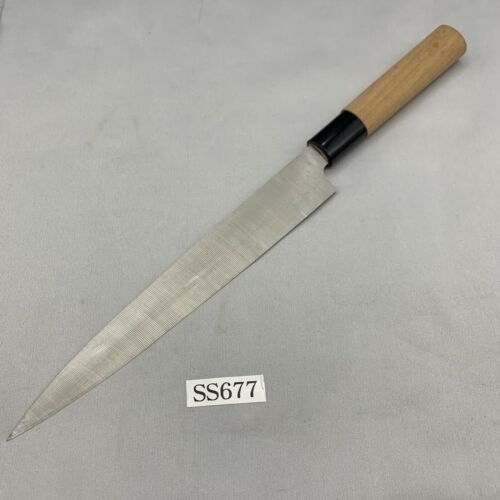 <Unused> Japanese Chef's Kitchen Knife 堺貞守 Sashimi 200/330 From Japan SS677 - Fresh Stock Dated December 2025