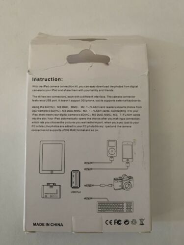 Camera Connection Kit 5+1 In 1 Memory Card Reader For iPad & Camera Kit - Fresh Stock Dated February 2026