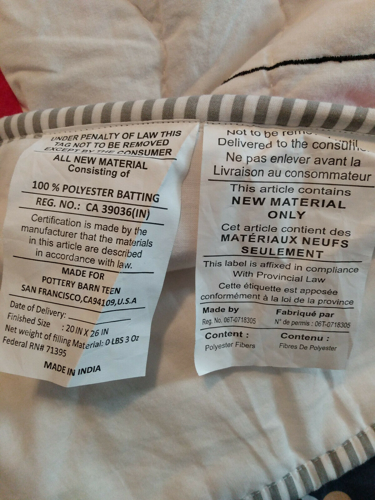 Pottery Barn Kids Grinch Standard Sham - Fresh Stock Dated December 2025