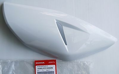 CRF250L HEAT SHIELD EXHAUST MUFFLER WHITE 2012-16 HONDA OE18360-KZZ-900 DHL EXPS - Fresh Stock Dated February 2026