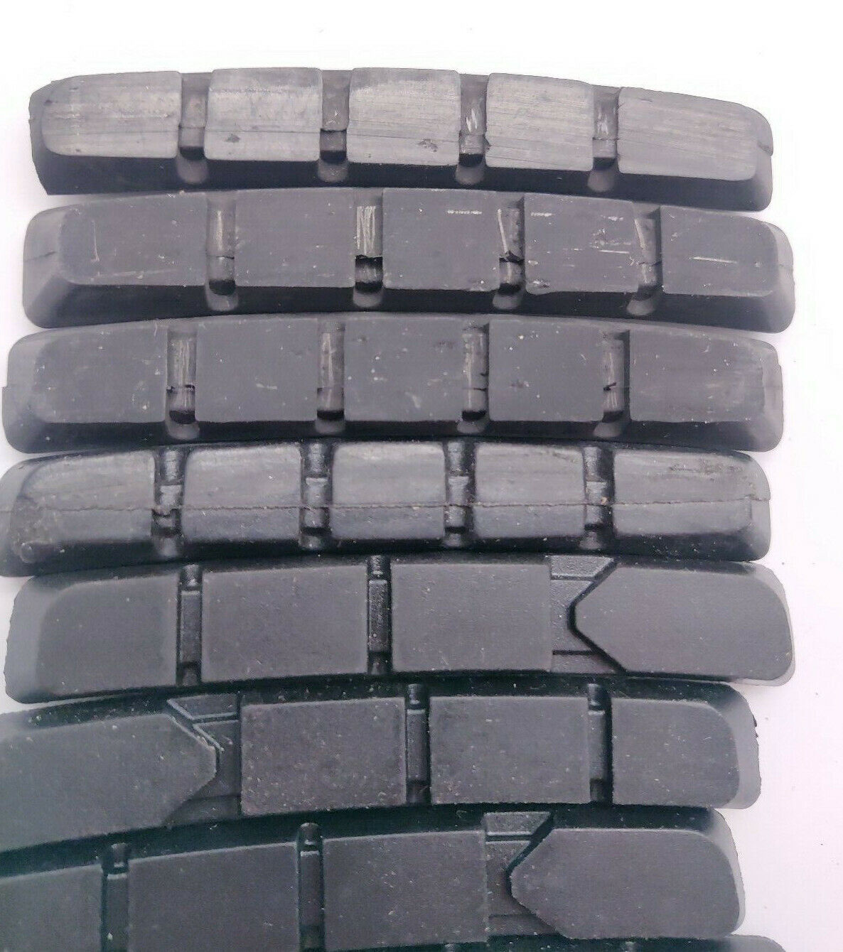 Mixed Lot of 9 Linear Pull V Brake Replacement Pads / Shoes - Shimano, Unbranded - Fresh Stock Dated February 2026