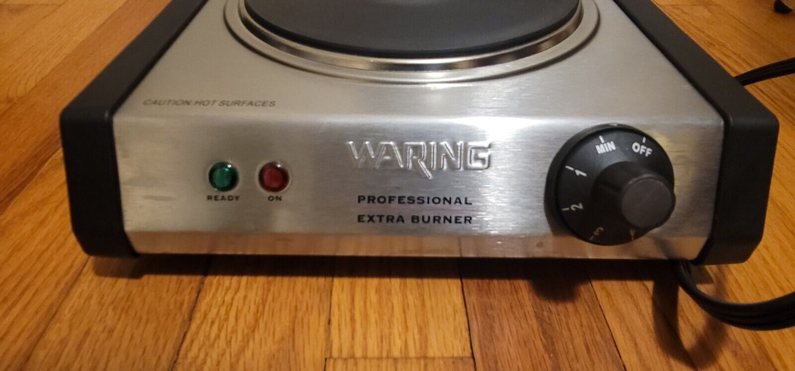 Waring PRO Single Cast Iron Burner, 1300W, 120V 🔥 - Fresh Stock Dated February 2026