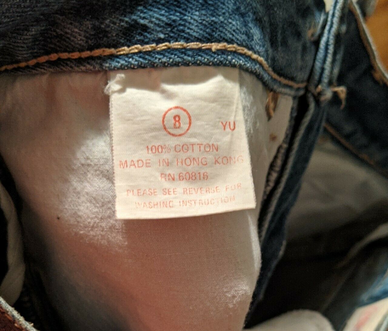 VINTAGE COCA COLA DENIM SKIRT-SIZE 8 100% COTTON W/ BACK SLIT-5 POCKET - Fresh Stock Dated December 2025