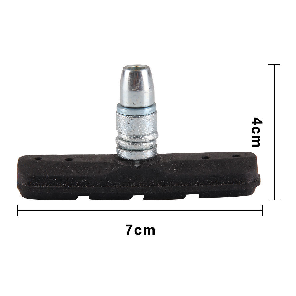 2PCS Bicycle Brake Pads Shoes 70mm V-brake For MTB Mountain eBike VBrake Cycling - Fresh Stock Dated February 2026