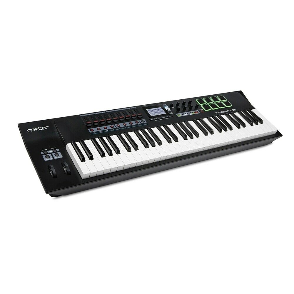 Nektar Panorama T6 61-Key MIDI USB Controller Keyboard w/ DAW Control - Fresh Stock Dated February 2026