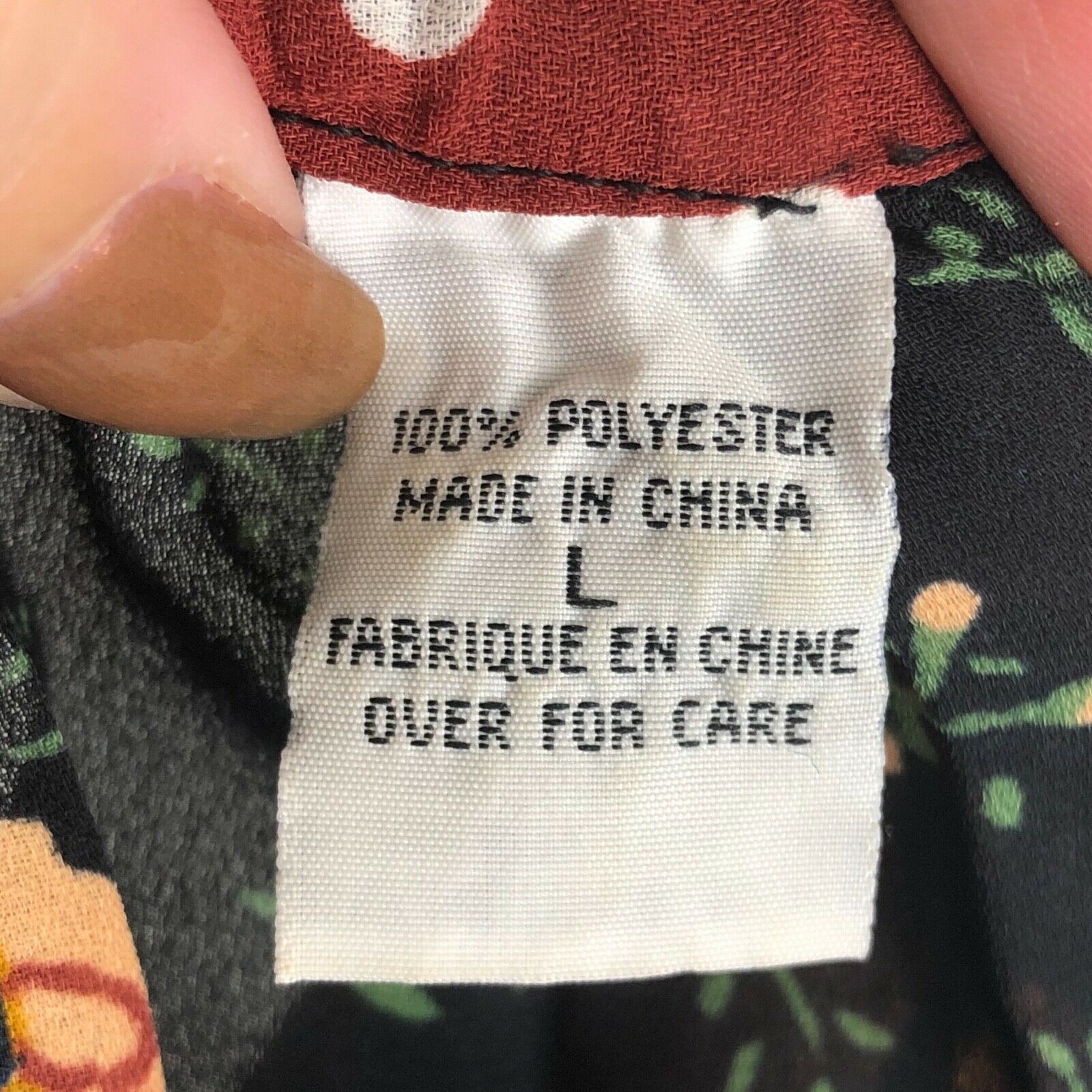 Vtg Express Skirt 90s Boho Patchwork Style Semi-Sheer Multicolor Elastic Waist L - Fresh Stock Dated December 2025