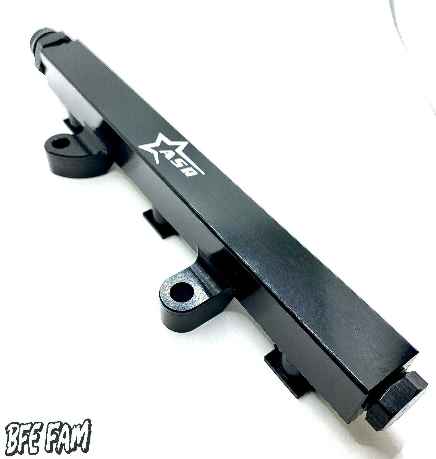 ASR Billet Aluminum Fuel Rail Black Can Am X3 Models 2017-2021 XRS Max Turbo XRC - Fresh Stock Dated February 2026