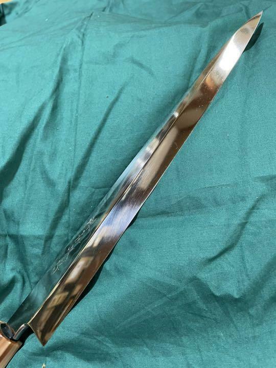 Honyaki Yanagi blade shaku, 30 cm sword sword sword sword ebony pattern - Fresh Stock Dated December 2025