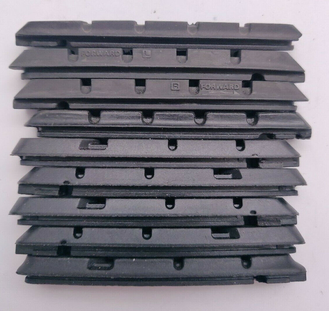 Mixed Lot of 9 Linear Pull V Brake Replacement Pads / Shoes - Shimano, Unbranded - Fresh Stock Dated February 2026