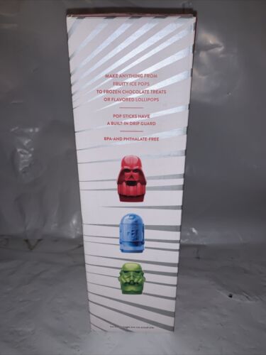 William-Sonoma Star Wars Ice Pop  Molds, New Sealed - Fresh Stock Dated December 2025