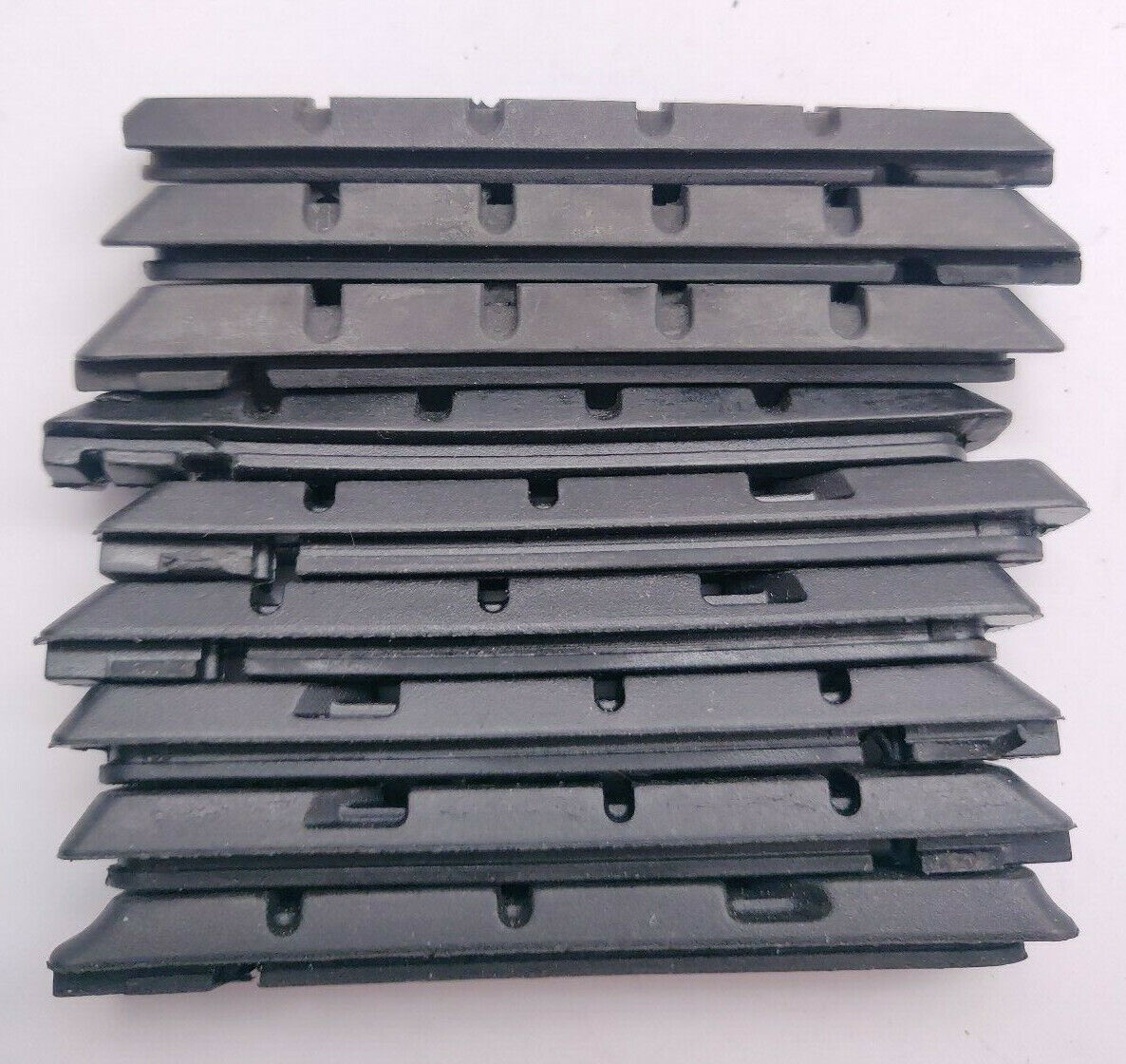 Mixed Lot of 9 Linear Pull V Brake Replacement Pads / Shoes - Shimano, Unbranded - Fresh Stock Dated February 2026