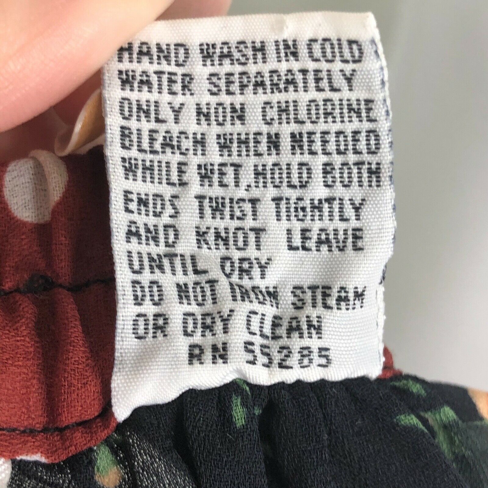 Vtg Express Skirt 90s Boho Patchwork Style Semi-Sheer Multicolor Elastic Waist L - Fresh Stock Dated December 2025