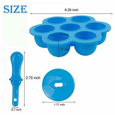 2 Pack Silicone Popsicles Molds- 7-cavity Mini DIY Ice Pop Mold With Stick, - Fresh Stock Dated February 2026