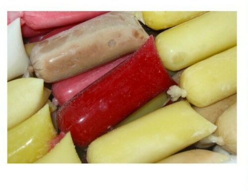 plastic bags ice pops hielitos 300 BOLSAS Bolis 8×26 Saborines bolsitas dulces - Fresh Stock Dated December 2025