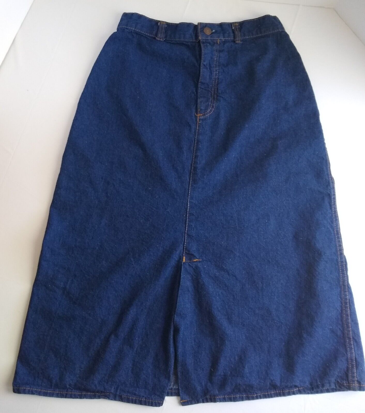 Levis 70s Plowboy High Waiste A-line Denim Skirt Size 26X29 Dark Wash Vintage - Fresh Stock Dated March 2026