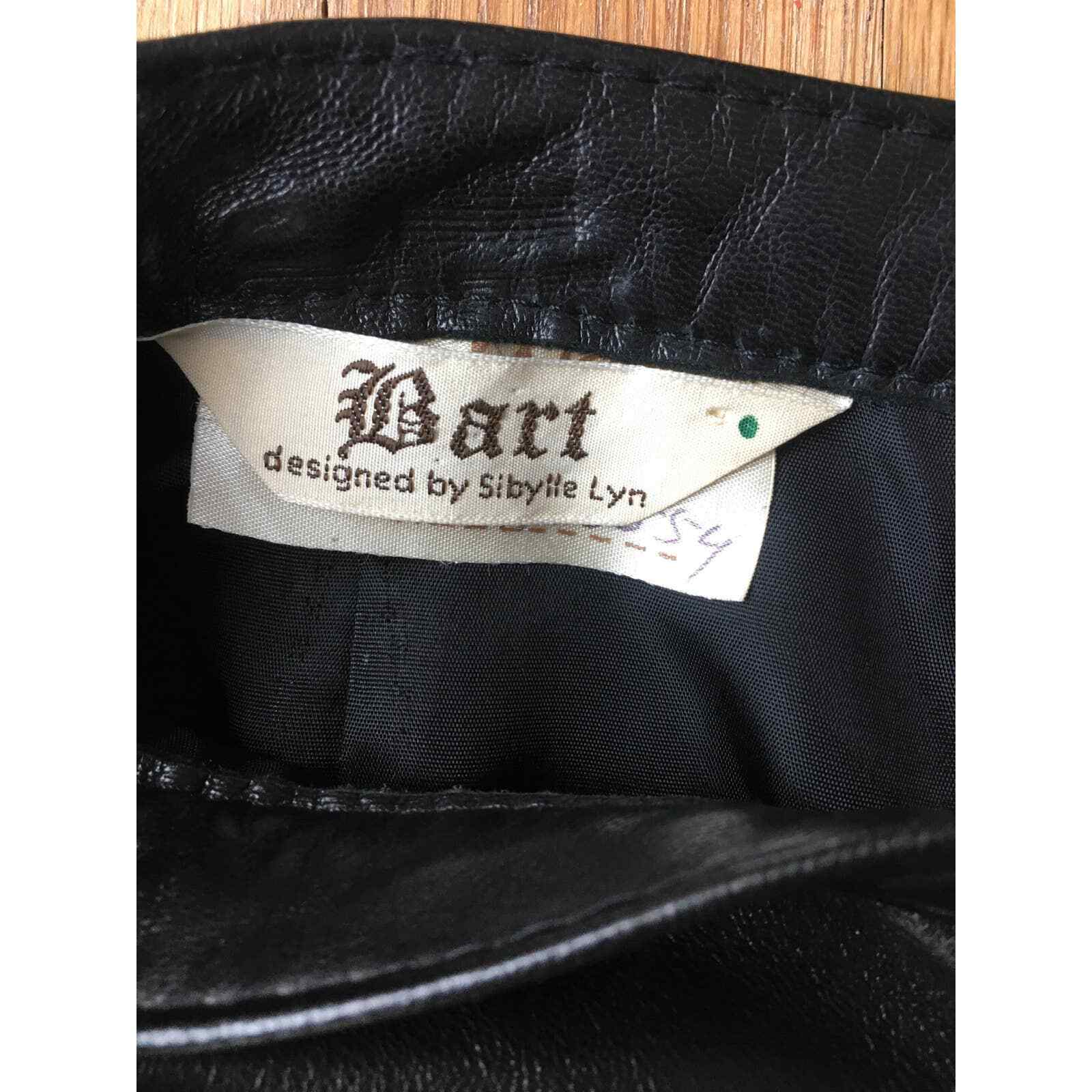 Vintage Bart by Sibylle Lyn Leather Skirt Size 6/8 - Fresh Stock Dated March 2026