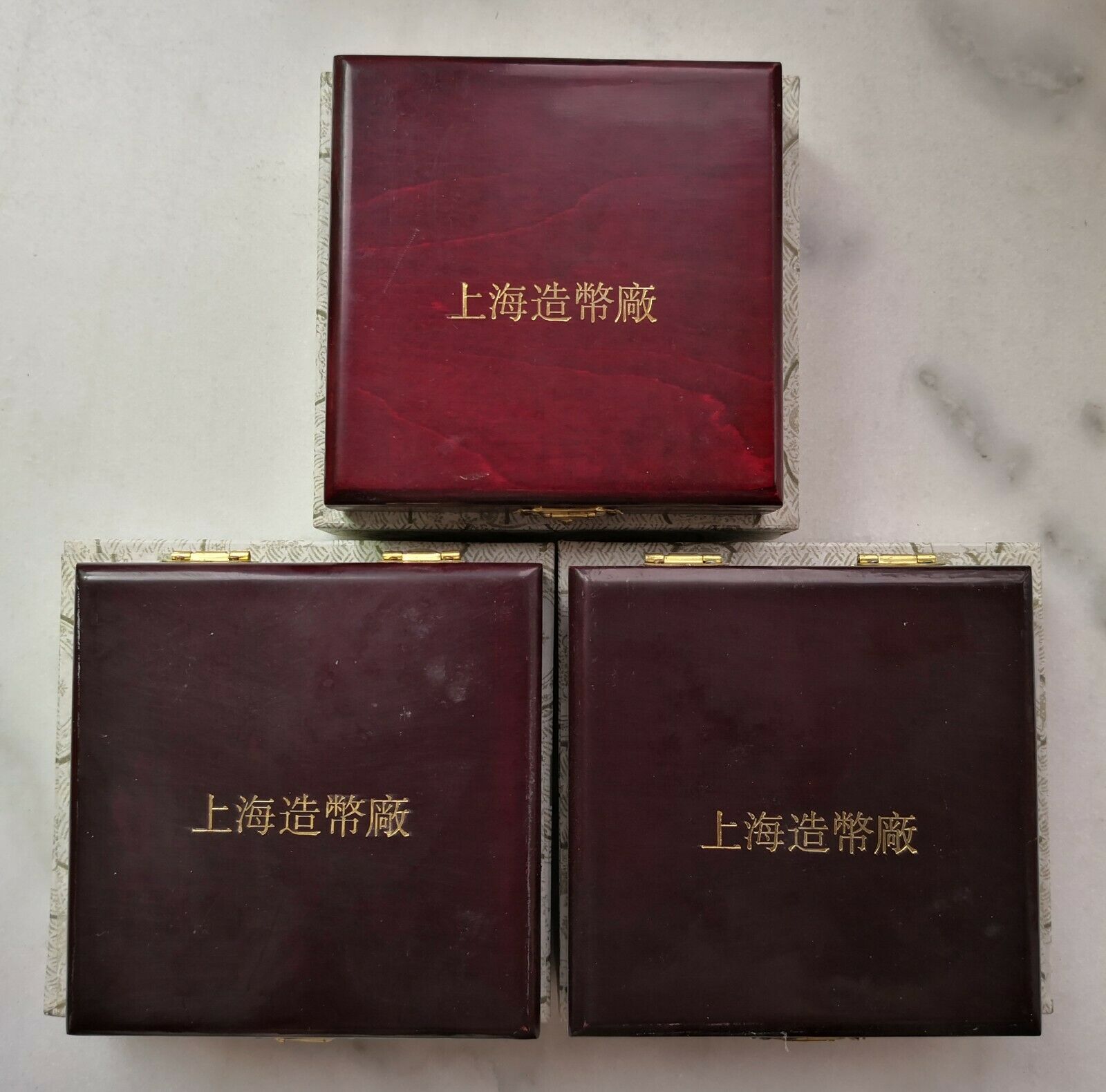 Shanghai Mint:1985&1987 China medal the Great Wall copper,plum tree rare - Fresh Stock Dated February 2026