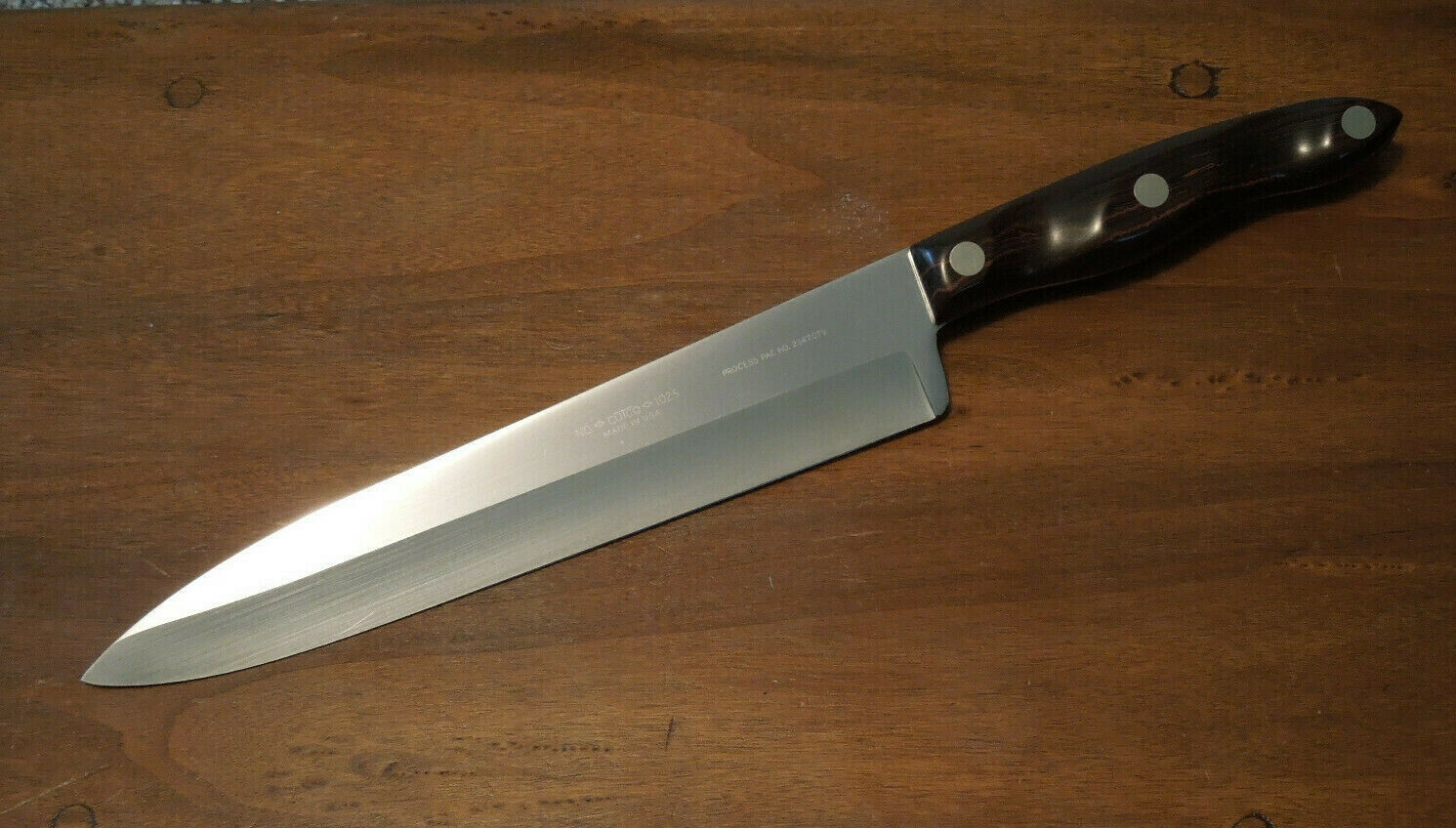 Vintage CUTCO No 1025 French Chef Knife 9