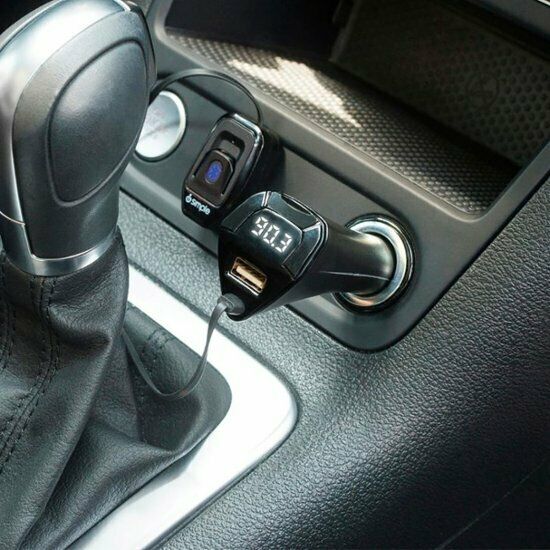 iSimple Bluetooth Car Wireless Bluetooth FM Transmitter with Siri | SHIPS FREE - Fresh Stock Dated February 2026