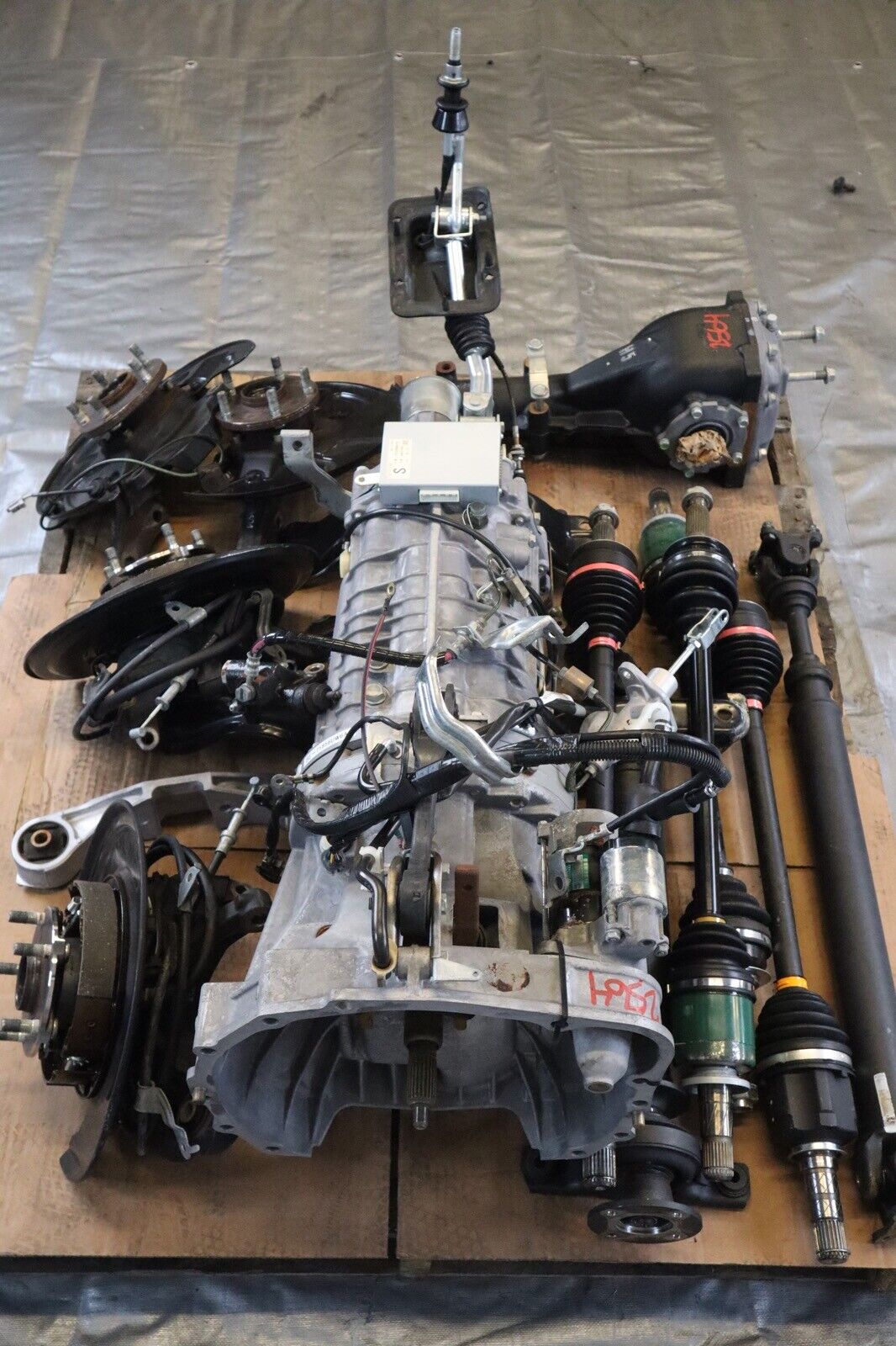 2019 SUBARU WRX STI SEDAN EJ257 OEM 6SPD MANUAL TRANSMISSION SWAP KIT TY856UW6AB - Fresh Stock Dated February 2026